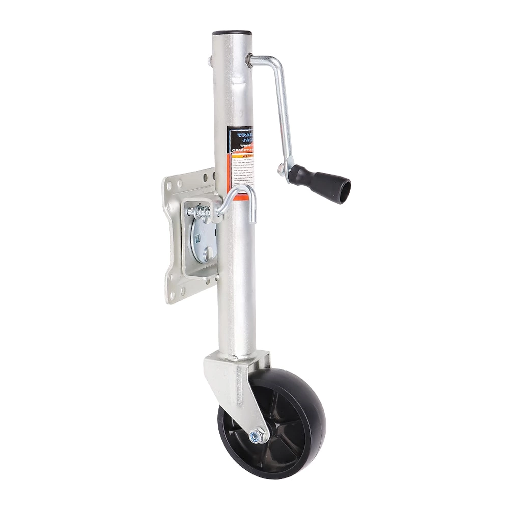 1BJY-TJ-03 Swivel Marine Tongue Jack with Wheel - 1000LBS Capacity