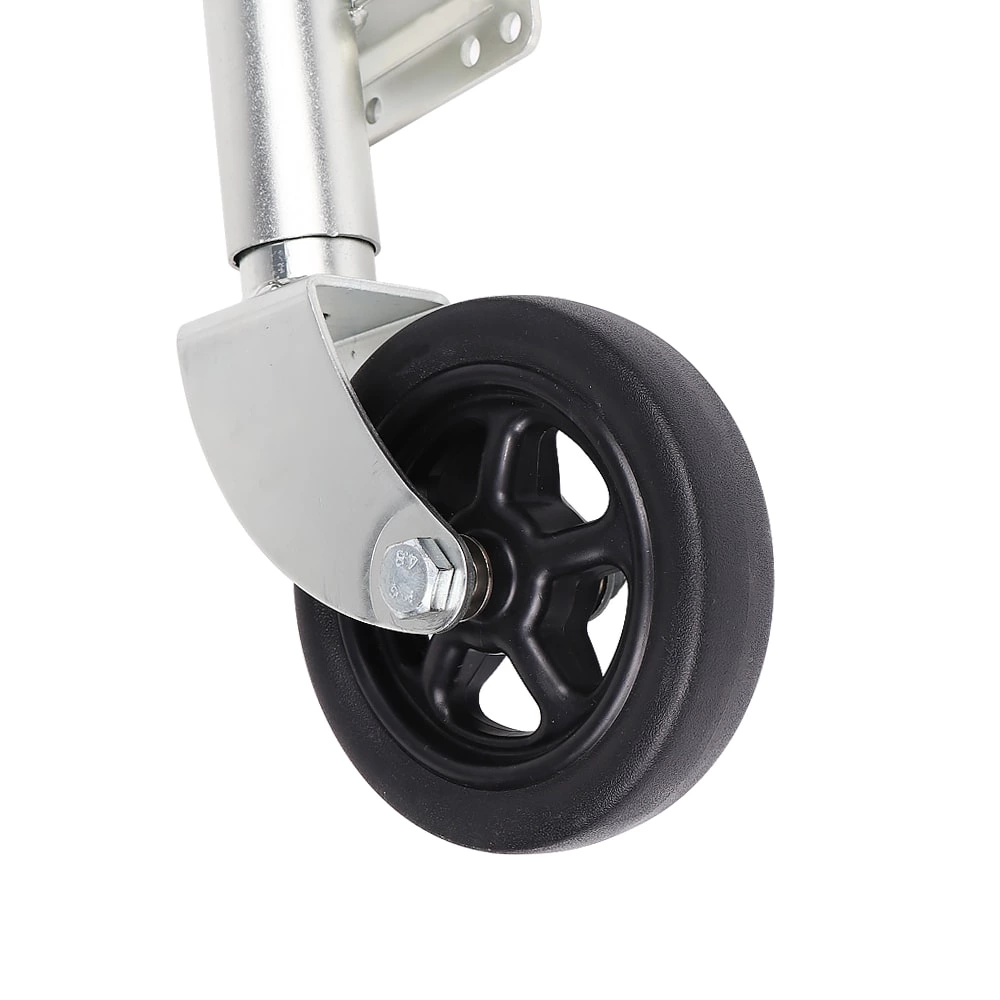 1BJY-TJ-10 Side-wind Marine Trailer Tongue Jack with 8inch Single Wheel - 1500 Lbs Capacity