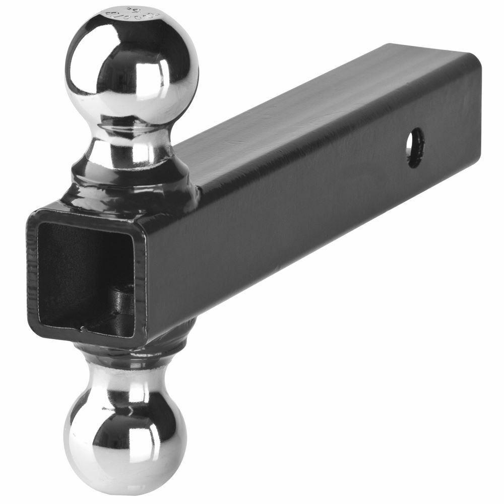 1BJY-HM-52 Towing Hitch Ball Mount Tri-ball Mount with Clevis Hook Chrome Ball