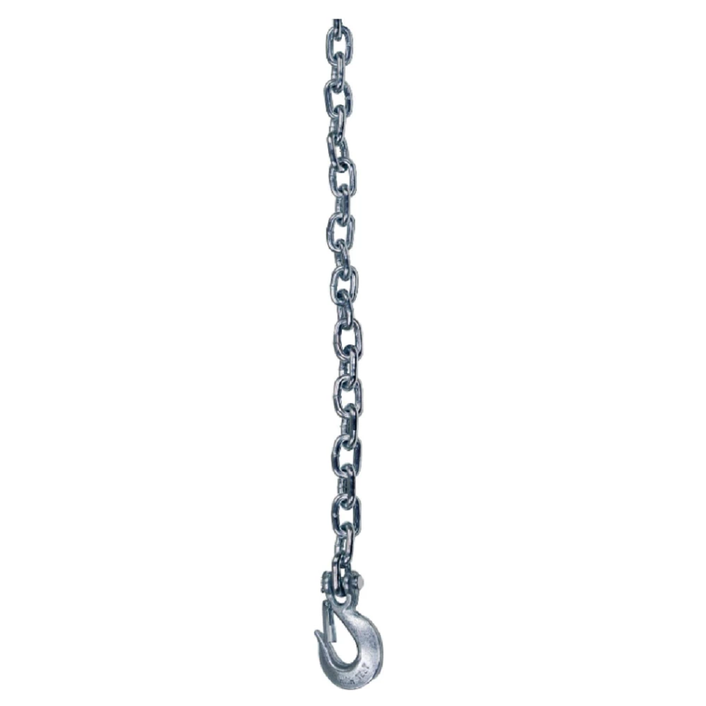 1BJY-SC-13-66 3/8x26 Inch Trailer Safety Chain with 1-Clevis Style Slip Hook-G43