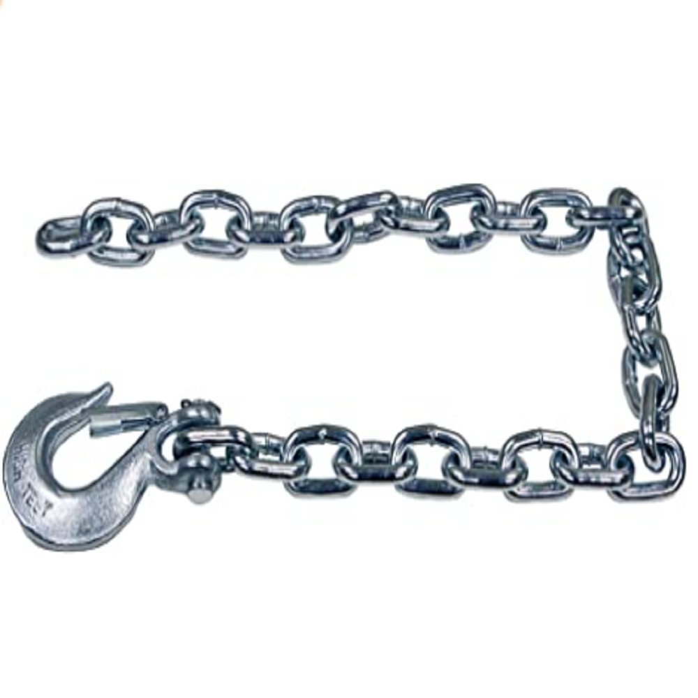 1BJY-SC-20 3/8x35 Inch Trailer Safety Chain Grade 43 Binder Chain with Clevis Slip Hook