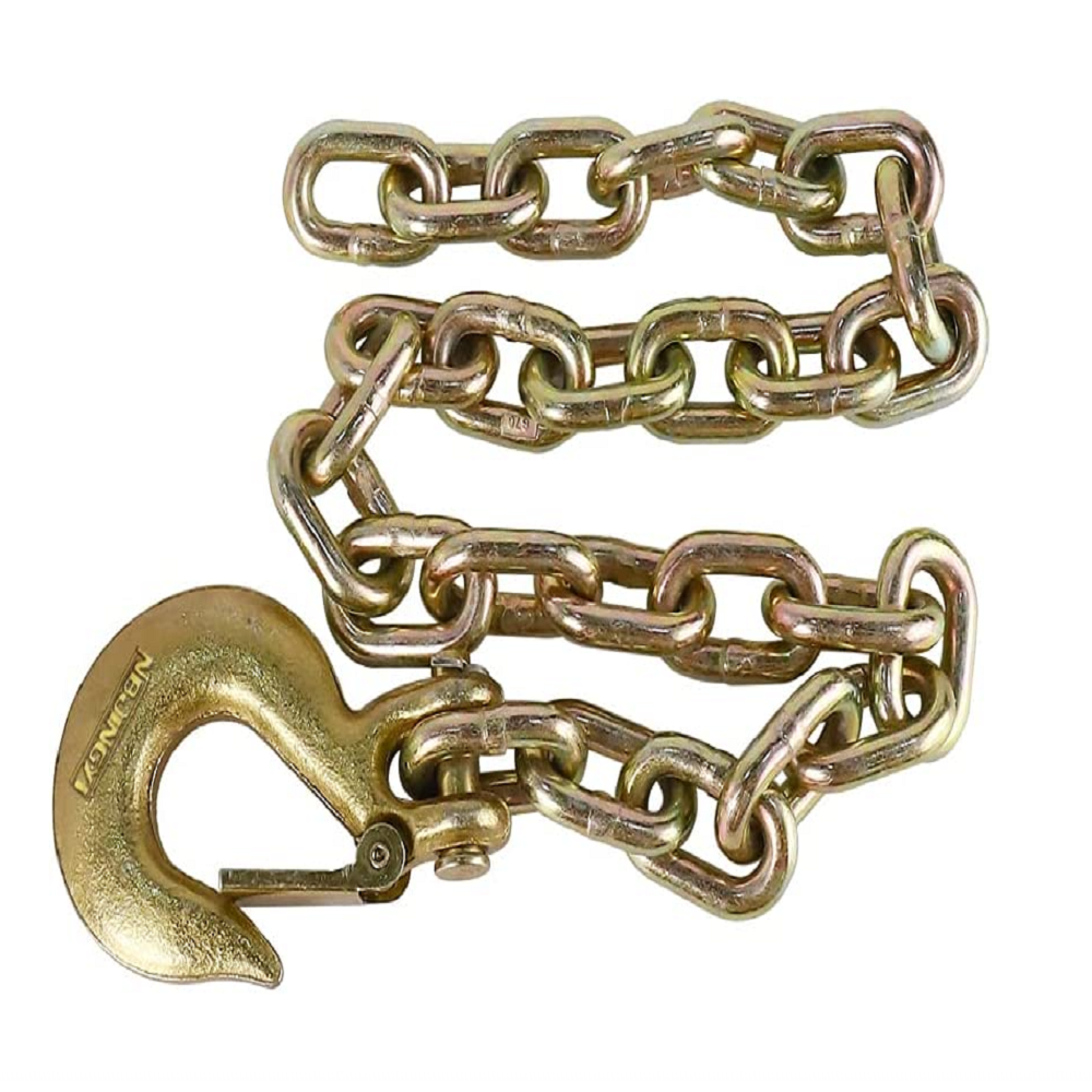 1BJY-SC-21 1/4x36 Inch Trailer Safety Chain with 1-Clevis Style Slip Hook-G70