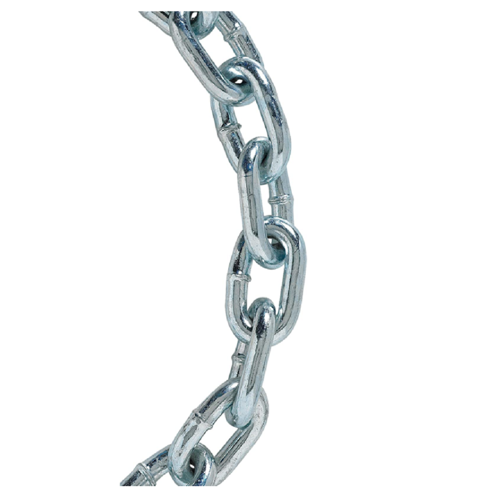 1BJY-SC-26 3/8 Inch Proof Coil Chain, Zinc Plated