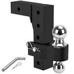 1BJY-HM-63 Original Aluminium Alloy Ball Mount 2.5in. Receiver Reversible Ball Mount