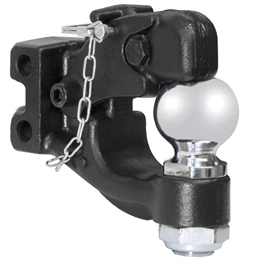 JY-PH-01A Receiver Mounts Trailer Towing Pintle Hook With Hitch Ball Trailer 6000 lbs Capacity