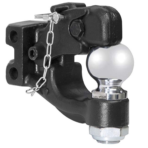 JY-PH-01D Receiver Mounts Trailer Towing Pintle Hook With Hitch Ball Trailer 6000 lbs Capacity