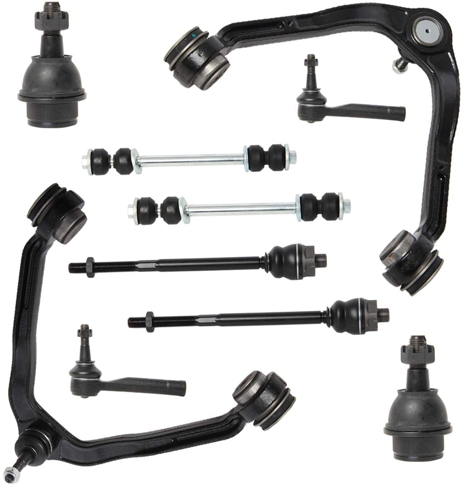 Detroit Axle - 4WD 13pc Front End Suspension Kit Upper Control Arm Lower Ball joints