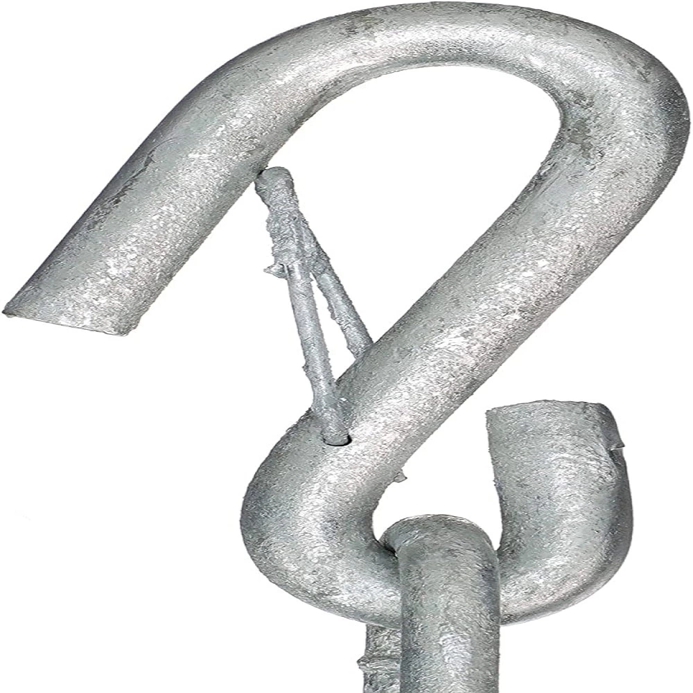 1BJY-SC-29 1/4 Inch x 36 Inch Trailer Boat Gooseneck Safety Chain with Spring Clips Grade 30 with S Hook