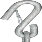 1BJY-SC-29 1/4 Inch x 36 Inch Trailer Boat Gooseneck Safety Chain with Spring Clips Grade 30 with S Hook