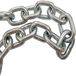 1BJY-SC-02A-TWO 1/4" X 48" 2PCS Grade 30 Trailer Boat Gooseneck Safety Chain with Spring Clips with 2pcs S Hook