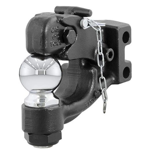 JY-PH-01A Receptor de montaje para remolque con gancho de remolque con bola de enganche, capacidad de 6000 lb