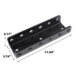 trailer coupler Adjustable Channel Bracket 6 Hole 5-Position Channel 15000lbs Trailer Towing