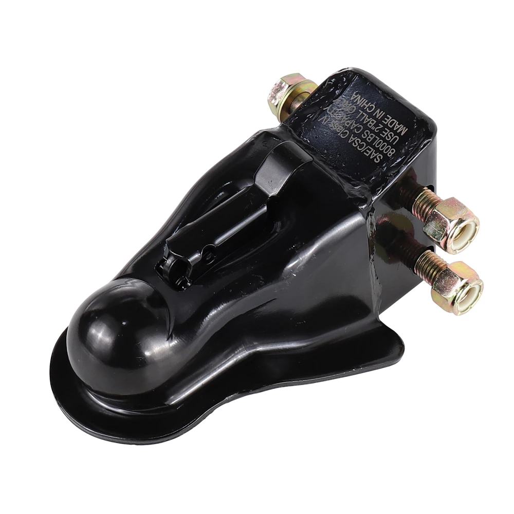 Adjustable Coupler with Screw&Bolt Ball Size2" Trailer Coupler Accessories Capacity 8000LBS