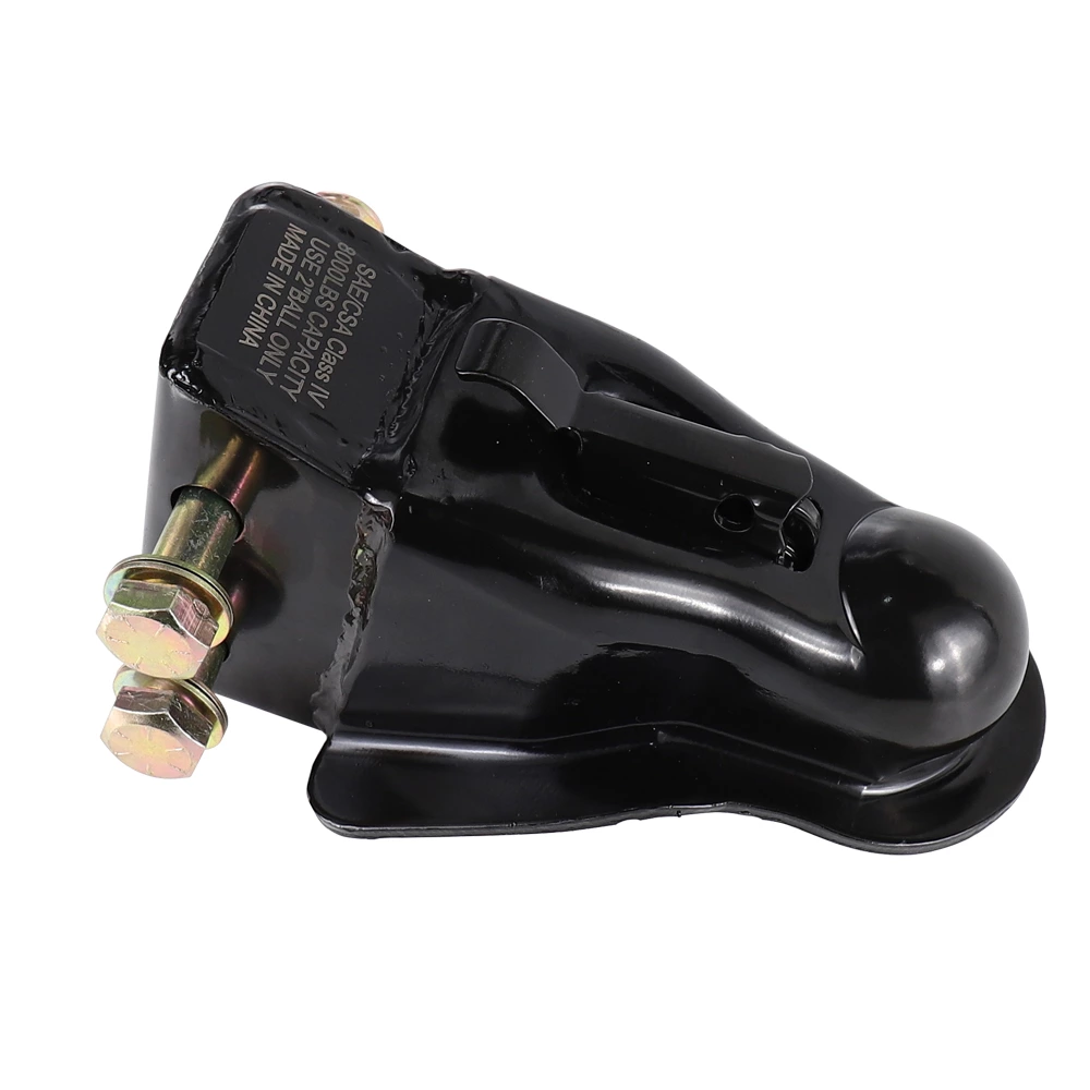 Adjustable Coupler with Screw&Bolt Ball Size2" Trailer Coupler Accessories Capacity 8000LBS
