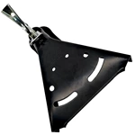 2" Ball Class III Powder Coated Black A-Frame China Trailer Towing Coupler with 5000LBS Capacity#1BJY-TC-09B