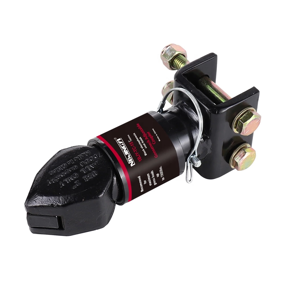 2" 7000lbs Adjustable Trailer Coupler Channel-Mount Trailer Coupler#1BJY-TC-15B