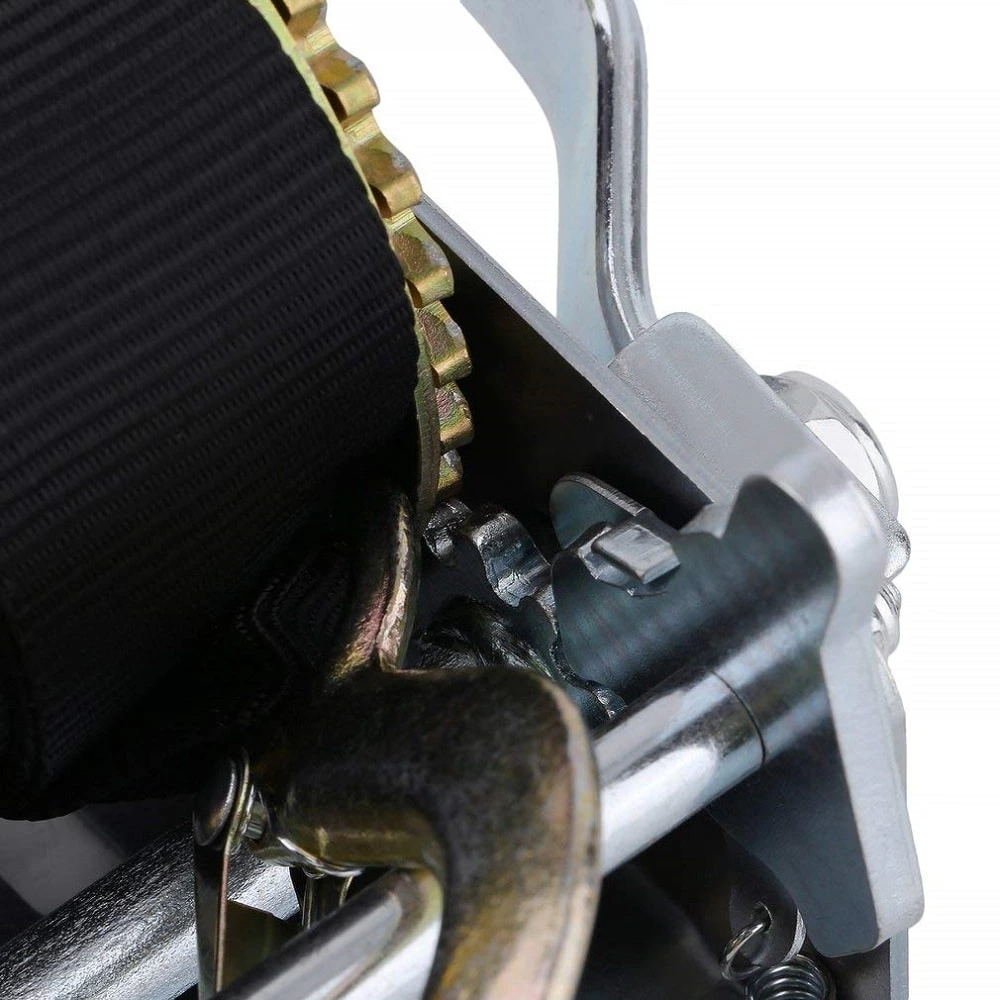 1BJY-HW-03B 1000lbs Towing Hand Winch 7m Polyester Strap ATV Boat Trailer Marine Trailer Winch