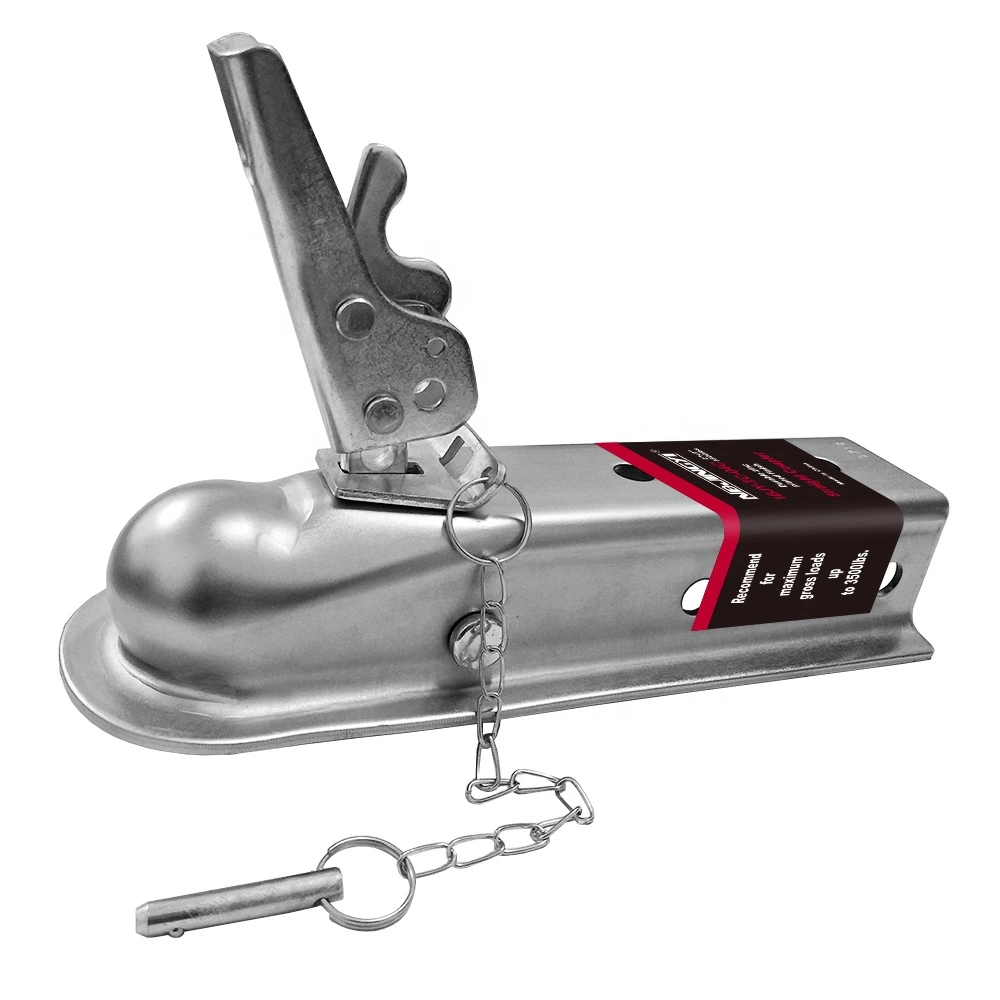 Hot Selling 3-Inch Channel, 2"Ball Size，With Hitch Ball 3500LBS Straight-Tongue Trailer Coupler