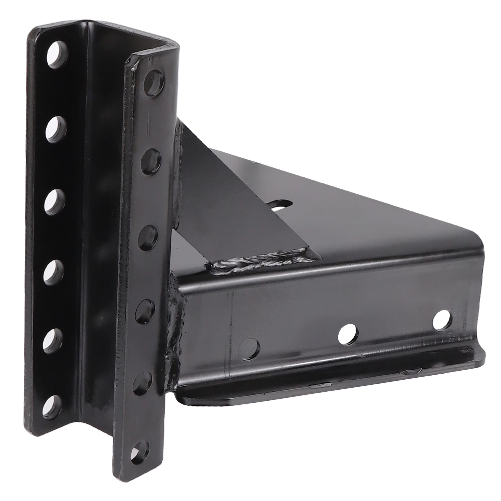 Vertical Channel Weld on Tongue Adapter for Adjustable Trailer A-Frames