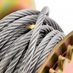 1BJY-HW-01S  600Lbs Hand Winch Heavy Duty Steel Cable Crank Gear Winch with 8m Steel Wire