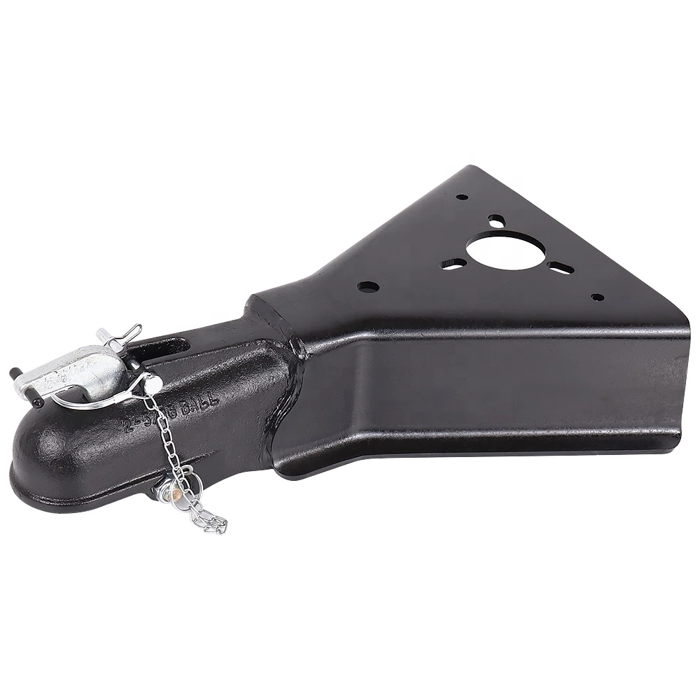 Auto Latch Weld On 2-5/16" Ball 15K Capacity A-Frame Trailer Coupler with Jack Hole #1BJY-TC-46B