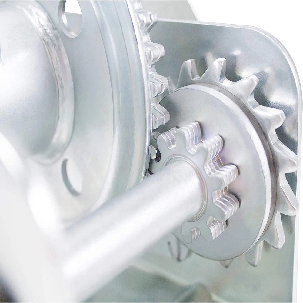 1BJY-HW-04 Hand Crank Boat Trailer Winch, without belt,1200 lbs Capacity,4:1 Gear