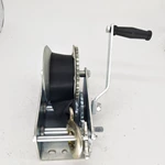 1BJY-HW-11B 3500lbs Hand Winch, with 8m(26ft)Black Strap for Boat Trailer Towing Winch