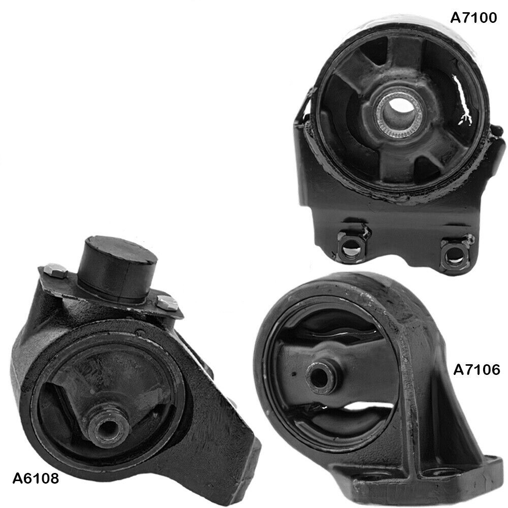 1K0227 Engine Motor Mount 3PCS Set Fit 1999-2001 Hyundai Sonata 2.4L