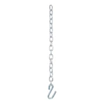 1BJY-SC-02A-61 3/16x24 Inch Trailer Safety Chain with 3/8 Inch Forged Slip Hook-Grade 30
