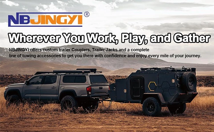 1BJY-HM-62 Trailer Hitch Receiver Powder Coating Color Zinc Nbjingyi Aluminum Alloy Adjustable Ball Mount Customized