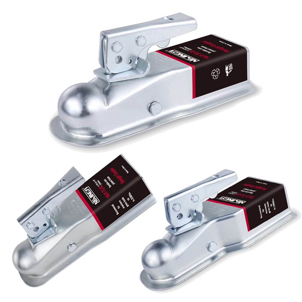 1-7/8-In Hitch Ball Straight Tongue Trailer Coupler for Boat,Trailer,RV