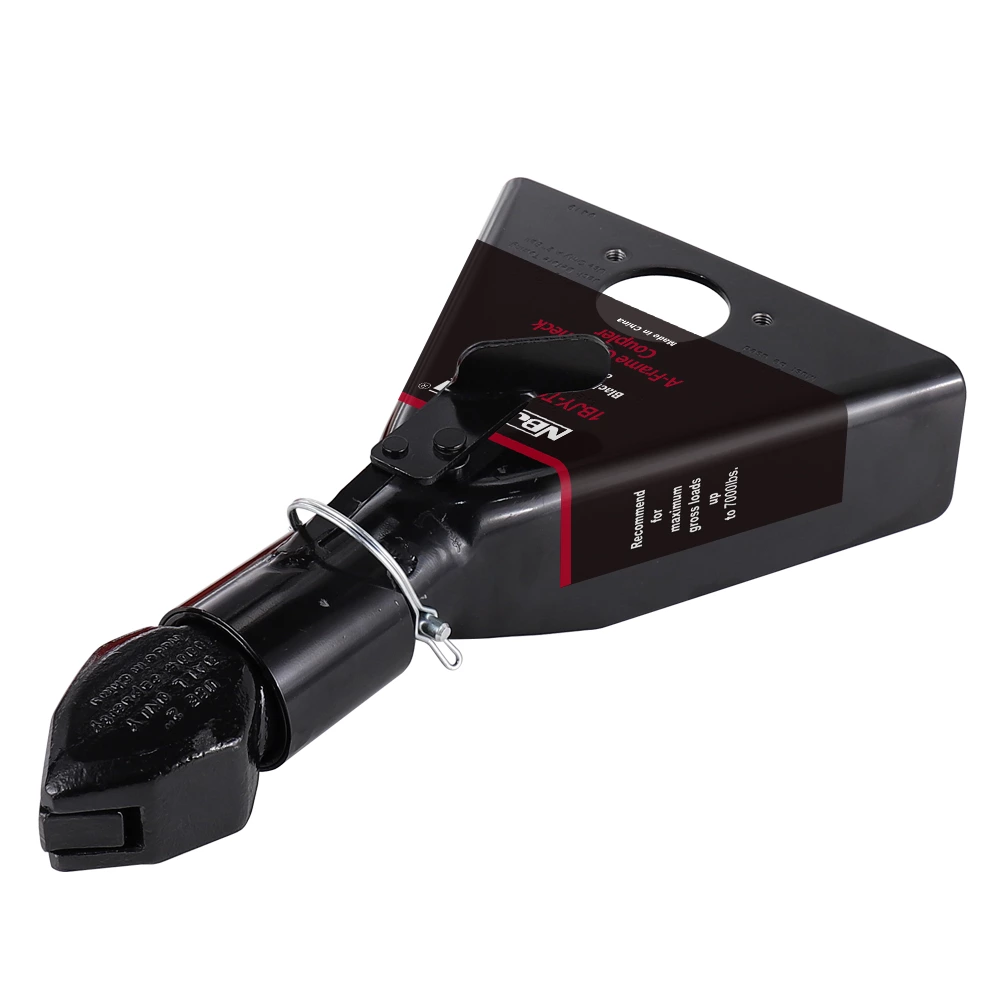 Acoplador de remolque NBJINGYI para bola de 2 pulgadas y 2-5/16 pulgadas con estructura en A