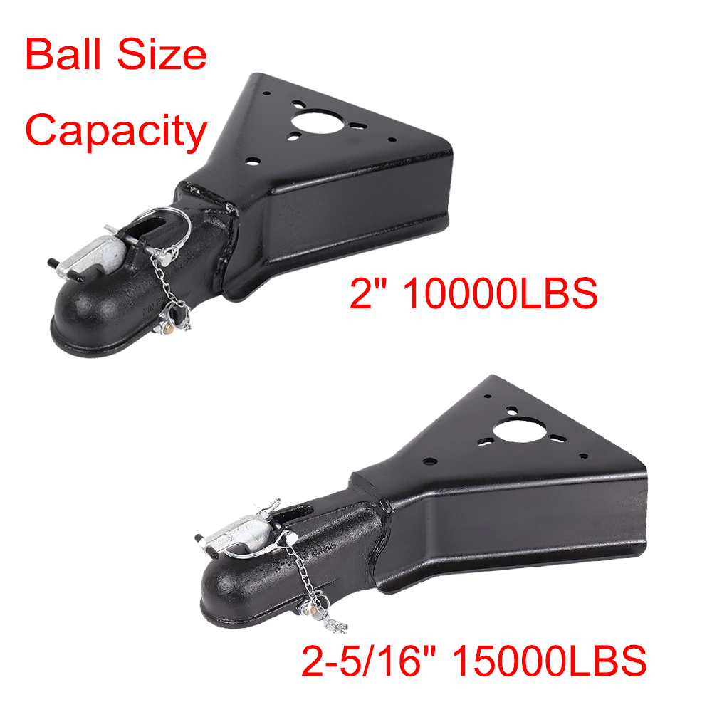 A-frame Trailer Coupler for Ball Size 2inch,2-5/16 inch,SAE Class IV