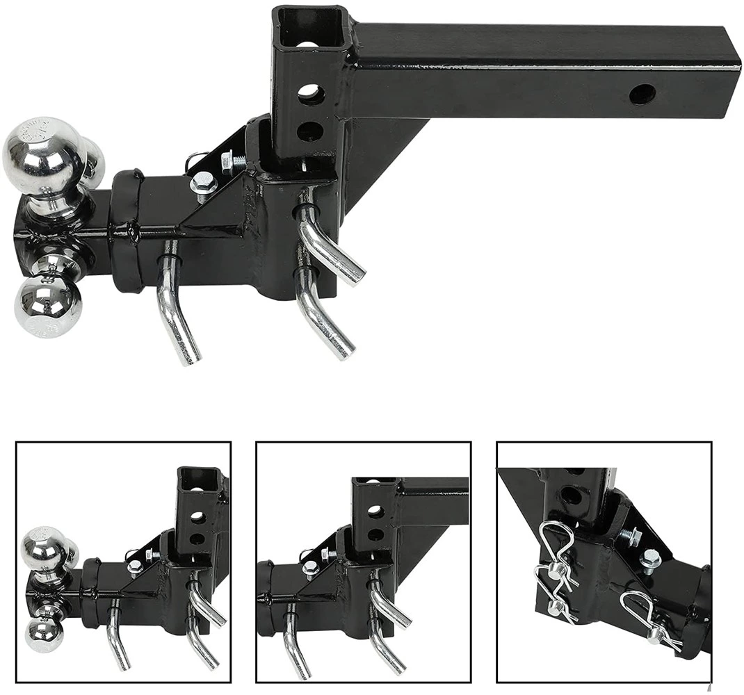 1BJY-HM-67 Original Aluminium Alloy Ball Mount 2.5in. Receiver Reversible Ball Mount