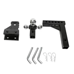 1BJY-HM-67 Original Aluminium Alloy Ball Mount 2.5in. Receiver Reversible Ball Mount