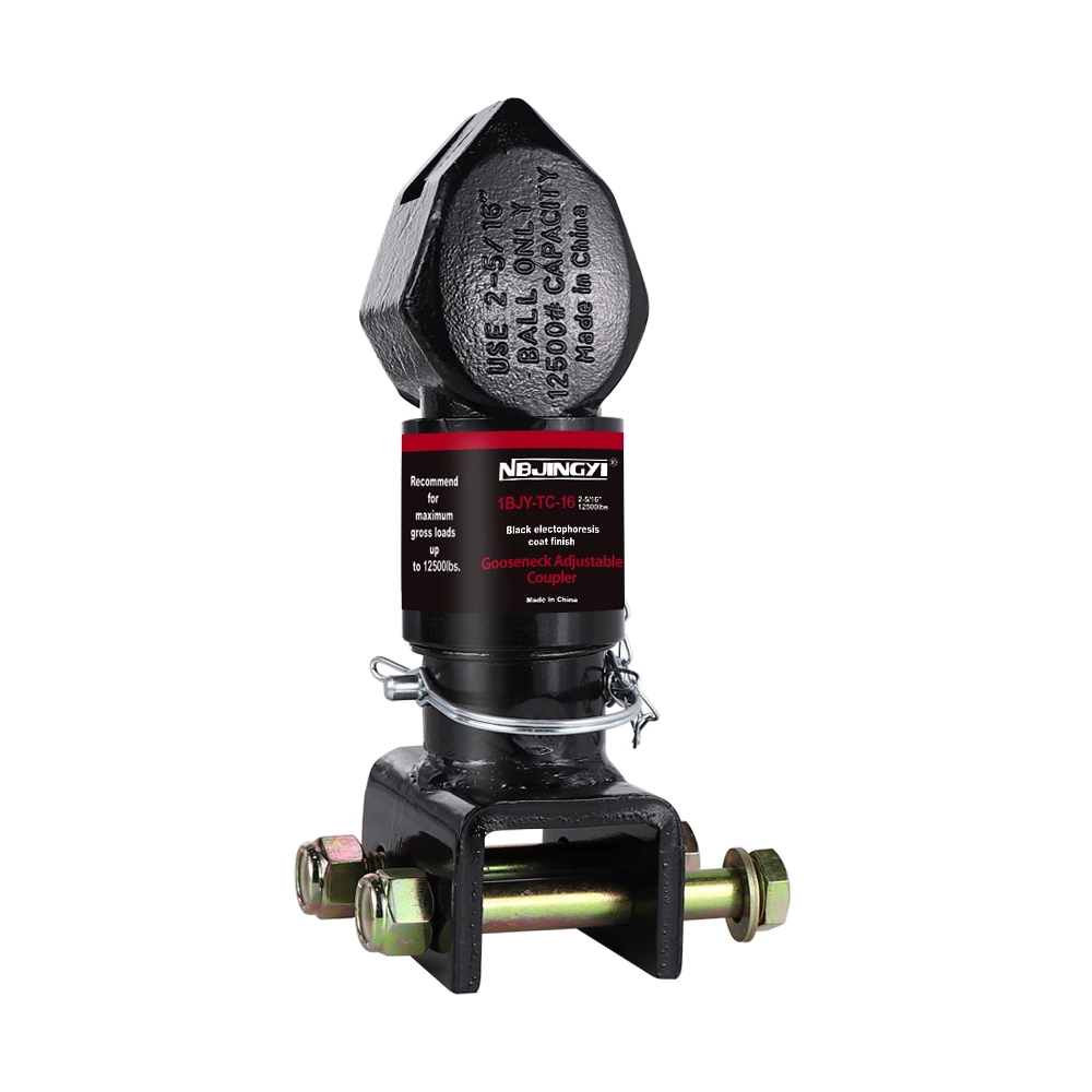 Gooseneck Adjustable Coupler for Ball Size 2inch,2-5/16 inch,SAE Class IV