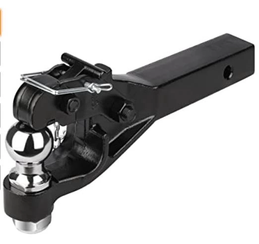 Receiver Arm Mounts Trailer Towing Pintle Hook With Hitch Ball