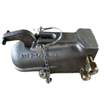 Acoplador de remolque ajustable NBJINGYI para capacidad de 10 000 lb y 15 000 lb, acero de alta resistencia.