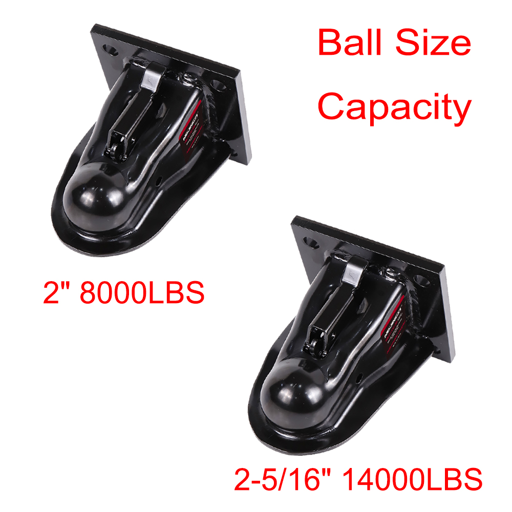 NBJINGYI Adjustable Trailer Coupler for 8000lbs,14000lbs Capacity,SAE Class IV