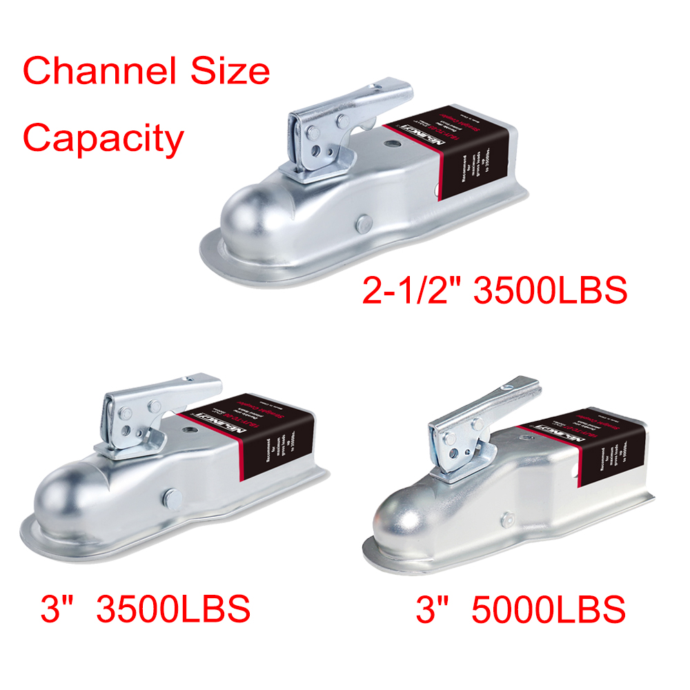 Ball size 2 inch Straight Coupler,High Quality Trailer Coupler for Boat,Trailer,RV