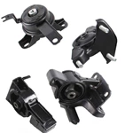 1K0021 Engine Motor Mounts Set  Compatible with 1998 1999 2000 2001 2002 Chevy Prizm 1.8L 1998-2002 Toy OTA Corolla L4 1.8L Sedan Auto Trans Replace A7243 A7254 A7256 A7259, Set of 4