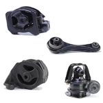 for Auto Transmission Replace A6509 A6512 A6519 A6547 Engine Motor  Transmission Mount Kit 4pcs Compatible with Fits 1990  1991 1992 1993 Honda Accord 2.2L