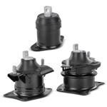 1K0126 Engine Mount Kit  3x Front & Rear Engine Mount for Honda Accord 2003-2007 V6 3.0L Automatic Trans.