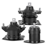 1K0126 Engine Mount Kit  3x Front & Rear Engine Mount for Honda Accord 2003-2007 V6 3.0L Automatic Trans.