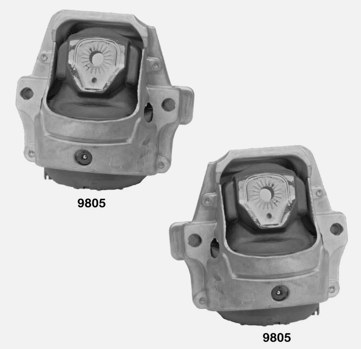 A4912HY 9805 Front LH & RH Engine Motor Mounts 2PCS for Hydraulic Audi A5 Quattro 17-10 2.0L