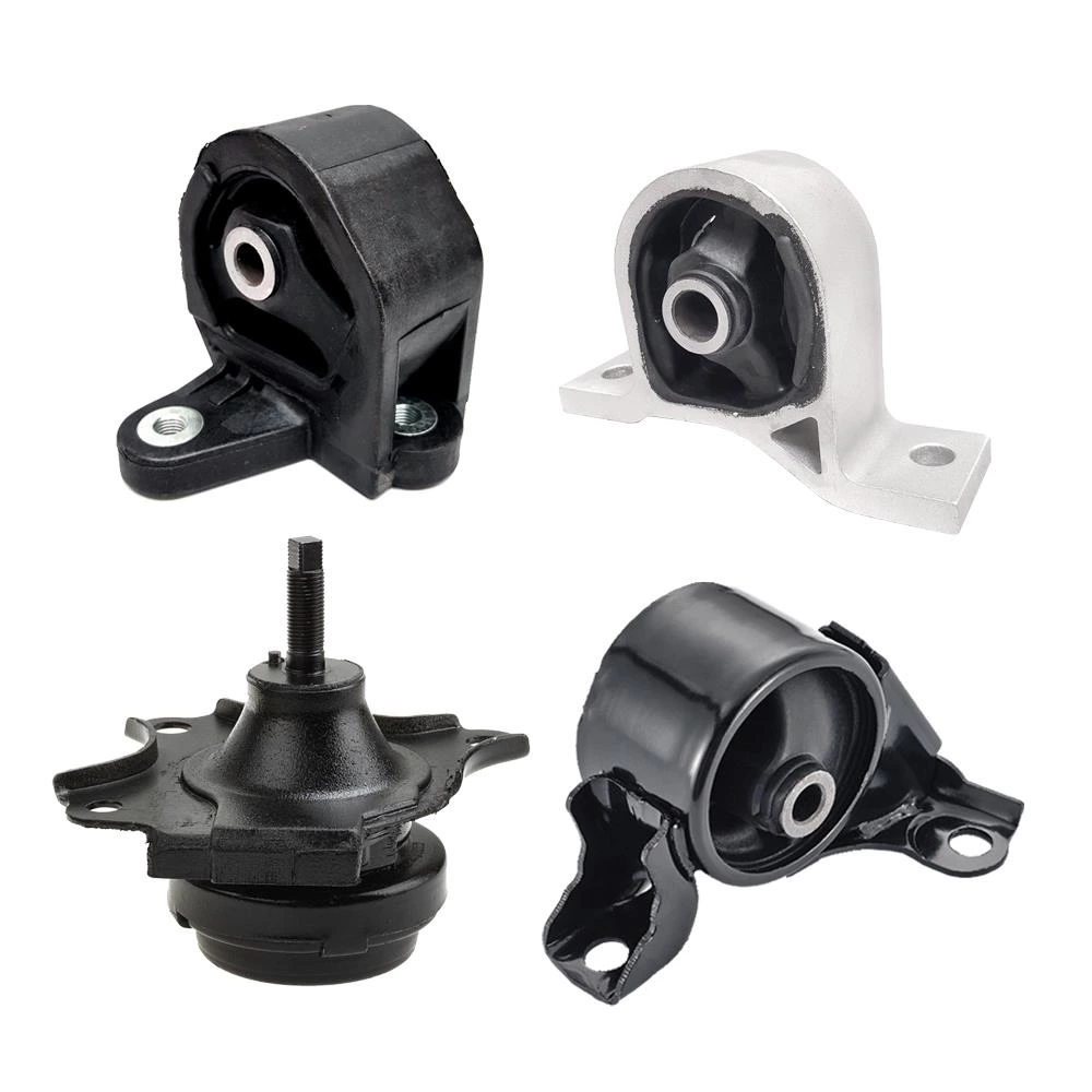 1K0035 Engine and Transmission Mount Set of 4 - Fits Honda Civic 2001 - 2005 1.7L with Automatic Trans - Replaces 50840-S5A-A81, 50840-S5A-990,50810-S5A-013, 50810-S5A-992, A6595, A6588, A6591, A4511