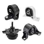 1K0035 Engine and Transmission Mount Set of 4 - Fits Honda Civic 2001 - 2005 1.7L with Automatic Trans - Replaces 50840-S5A-A81, 50840-S5A-990,50810-S5A-013, 50810-S5A-992, A6595, A6588, A6591, A4511