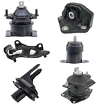 1K0036 6PCS Engine Motor Mount Set Fit for Honda 2003 2004 2005 2006 2007 Accord 3 V 6  Replace A4526HY A4527HY A4524 A4525 A4544 A4517  Automatic Transmission