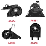 1K0136  4X Motor&Trans Mounts Set for Mazda Protege 1.8L 1999-2000 8885 9072 8882 8978