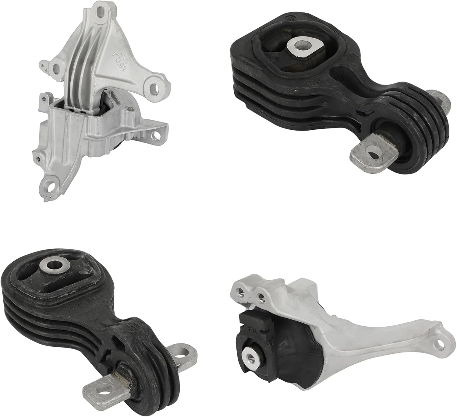1K0258 Engine Motor Mount and Transmission Torque Mount Set of 4 Fit for Honda CRV 2017-2019 L4 1.5L 2.4L Automatic Transmission AWD or FWD 10101 10065 10064 10093